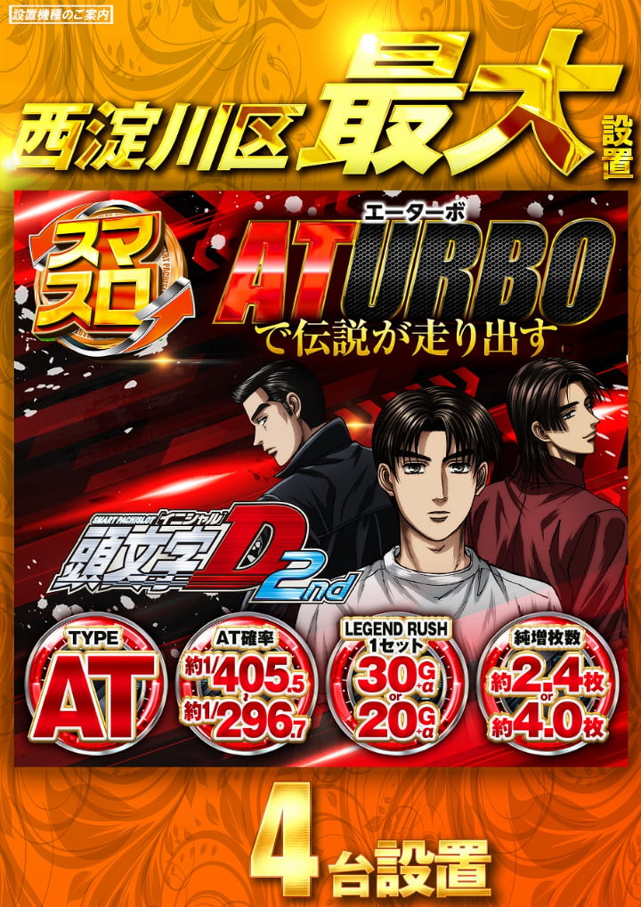 西淀川区最大設置　スマスロ　ATURBO　4台